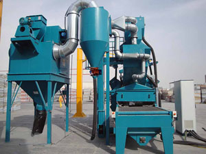 網(wǎng)帶式拋丸機(jī)，拋丸除銹清理機(jī)